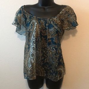 Paisley Print Blouse